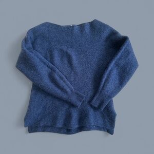 Blue Cashmere Women's Sweater- Soft!